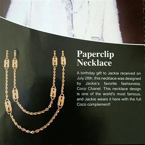 chanel paper clip necklace|gold Chanel necklace.